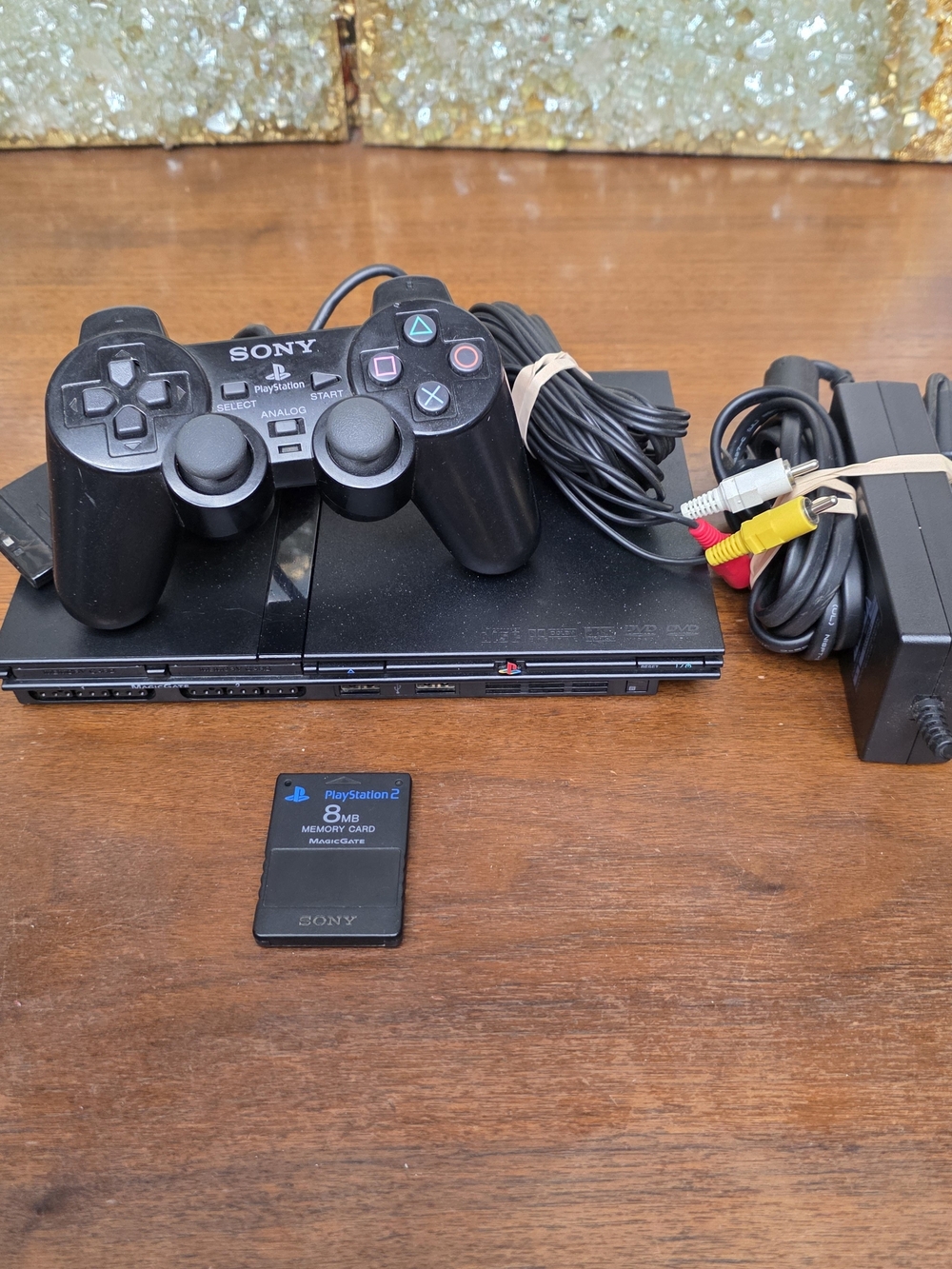 Sony PS2 PlayStation 2 Slim Console + 1 Controller + Memory Card